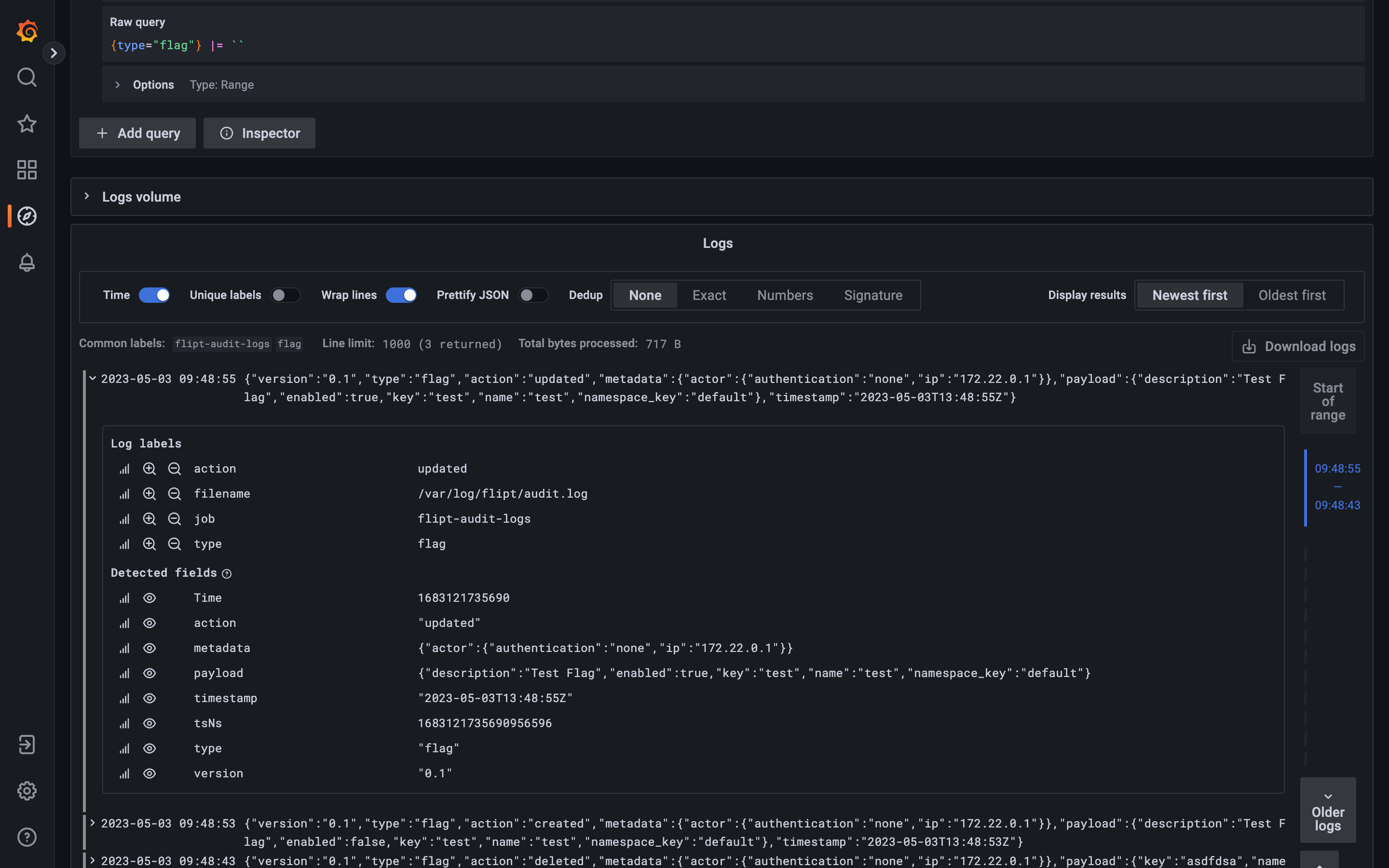 Grafana Loki Query